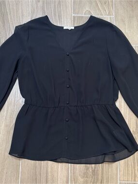 Pleione Peplum Blouse
